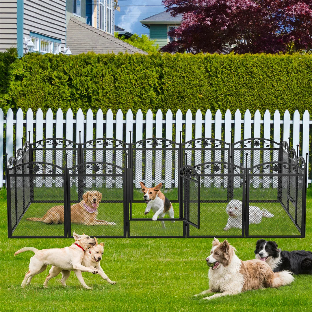 Bingopaw Heavy Duty Dog Playpen With Waterproof Whelping Pad Training