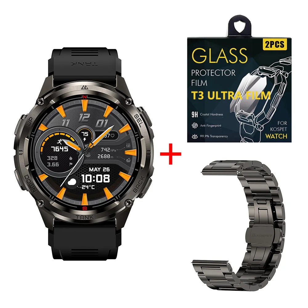 KOSPET Tank T3 Ultra 2 GPS Smartwatch With Amoled Display