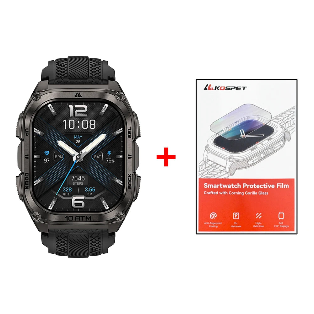Kospet Tank M4 Smart Watch Gps Navigation Health Monitor