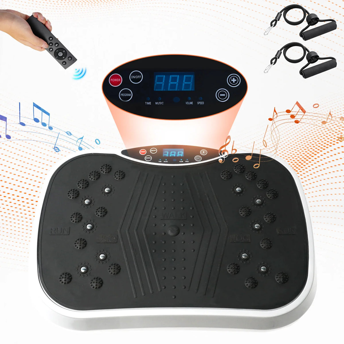 Portable Vibration Exercise Plate Machine For Full Body Workouts