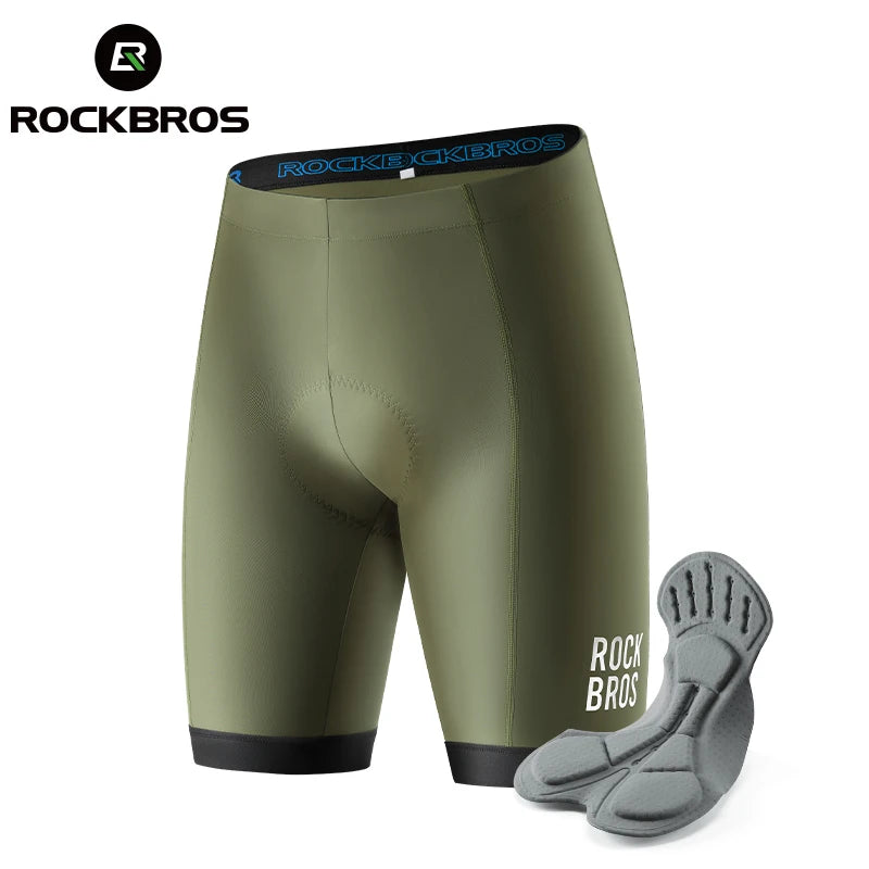 ROCKBROS Men's 3D Gel Padded Cycling Underwear Shorts