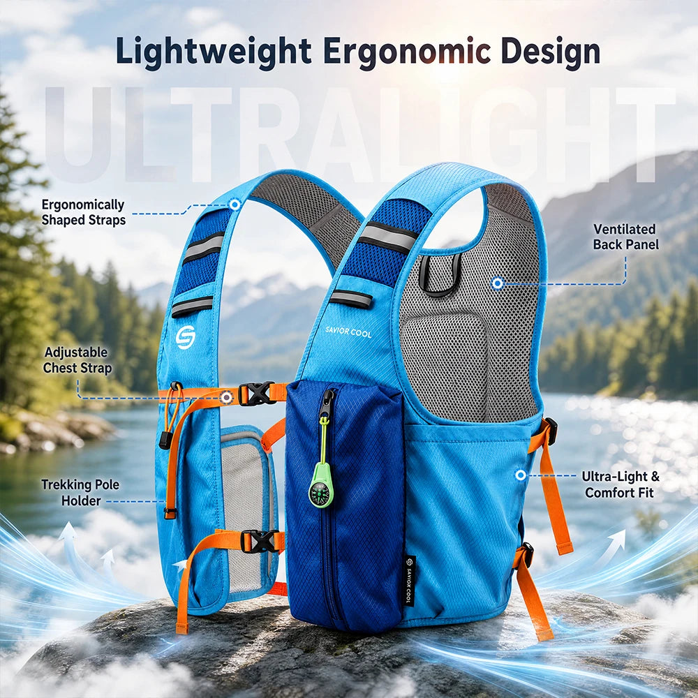Advanced Tactical Cooling Vest With Constant Temperature Control Technology