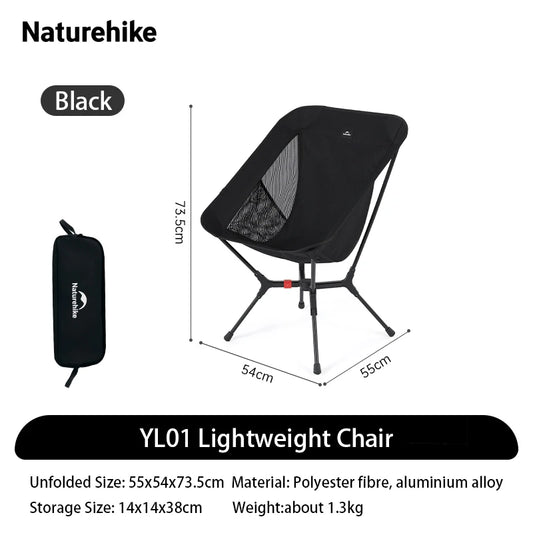 Naturehike Ultralight Folding Camping Chair Aluminum Alloy Backpacking Hiking