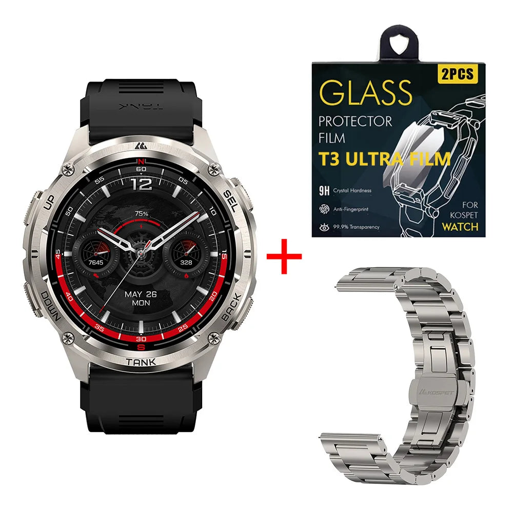 KOSPET Tank T3 Ultra 2 GPS Smartwatch With Amoled Display