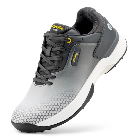 Fitville Men's Wide Golf Shoes Eva Cushioning For Swollen Feet