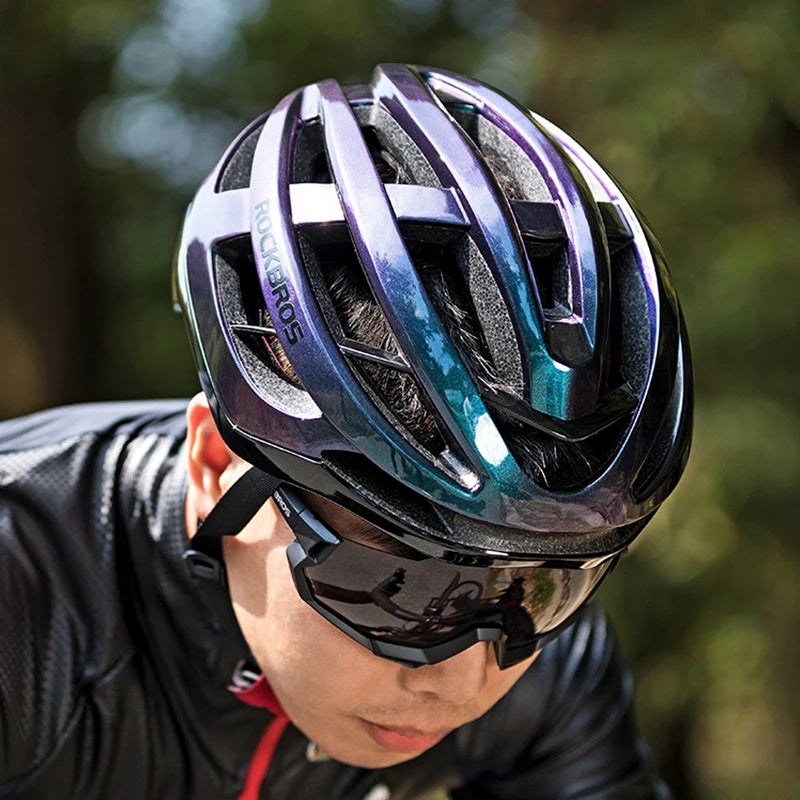ROCKBROS Breathable Ultralight Shockproof Road Cycling Helmet