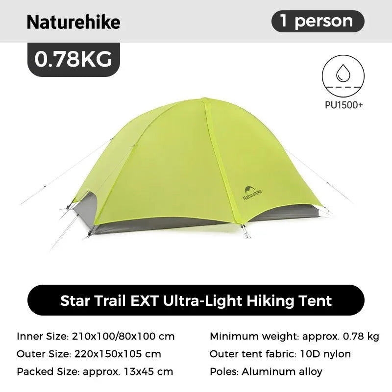 Naturehike Star Trail EXT Ultralight Backpacking Hiking Tent