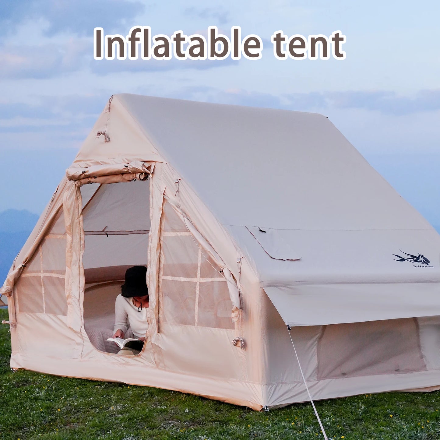 Pakicetus Inflatable Camping Tent With Quick Setup Waterproof Design