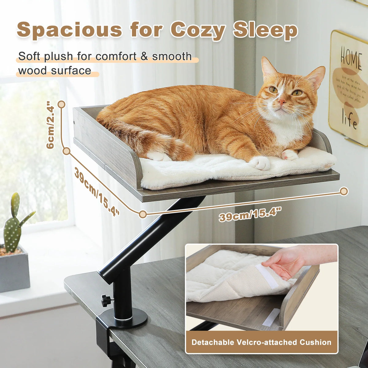 Pawz Road Adjustable Rotatable Cat Desk Bed And Hammock