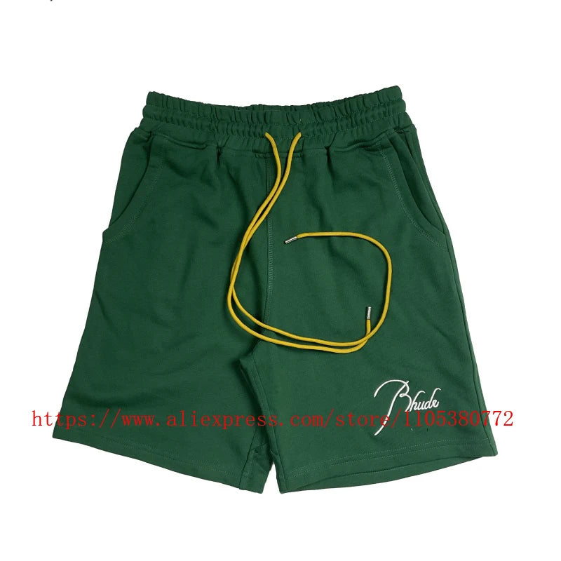 Men's Casual Elastic Waist Zip Pocket Summer Shorts
