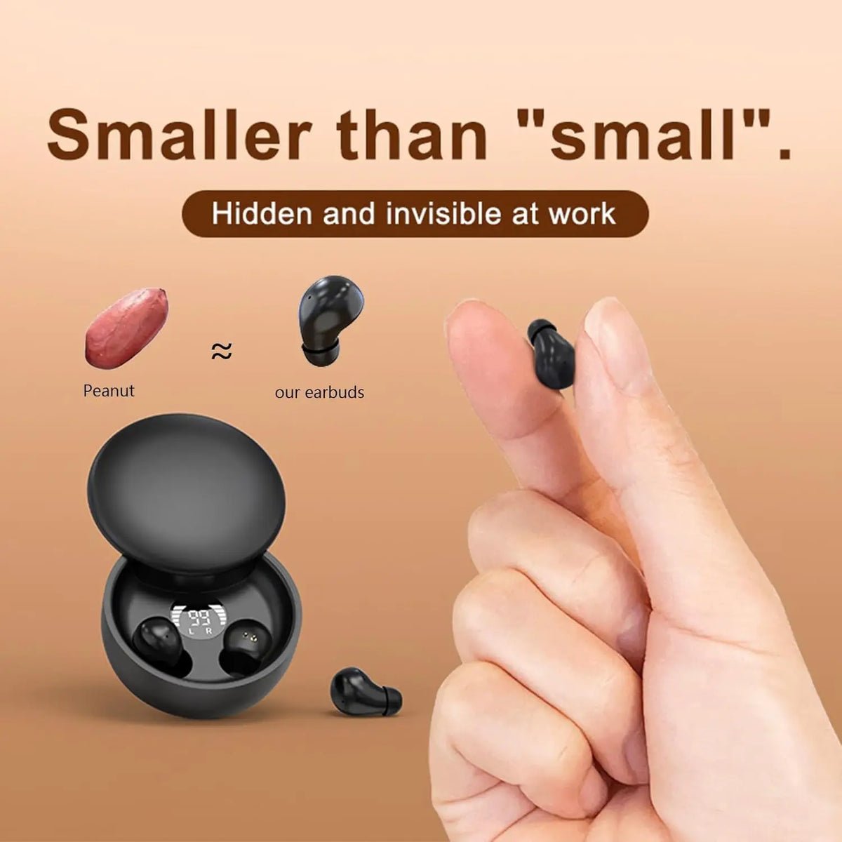 Shuke Wireless Sleep Earbuds Hidden Waterproof Headphones With Mic