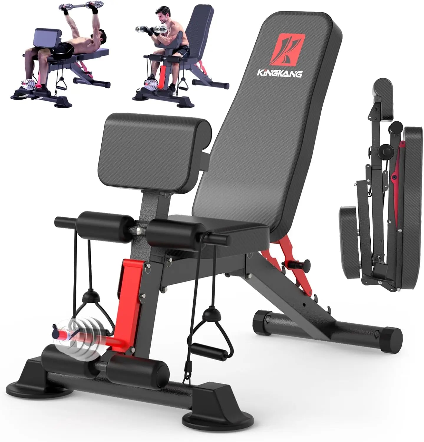 Foldable Multi Functional Dumbbell Bench For Full Body Workout