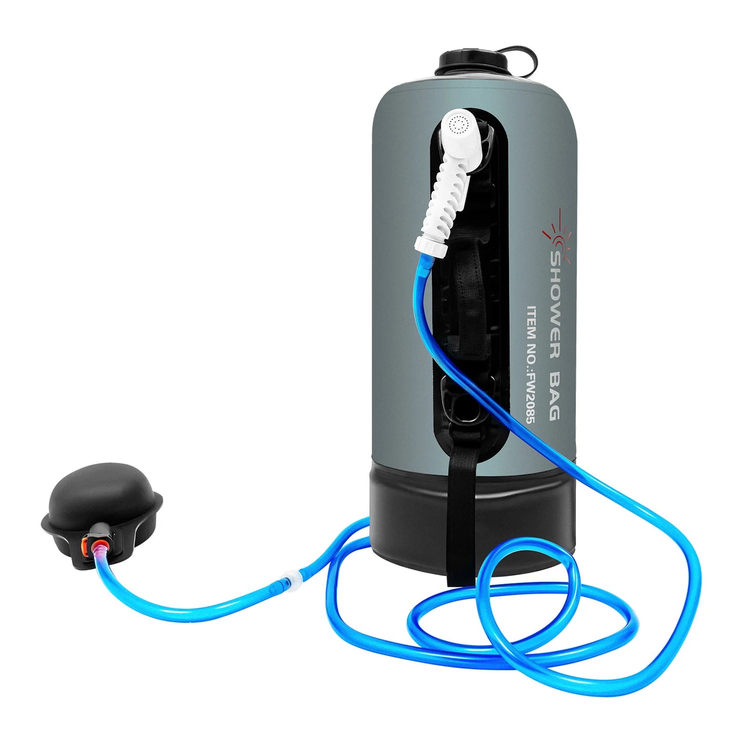 Bymaocar Portable Camping Shower Bag With Solar Heating And Hose