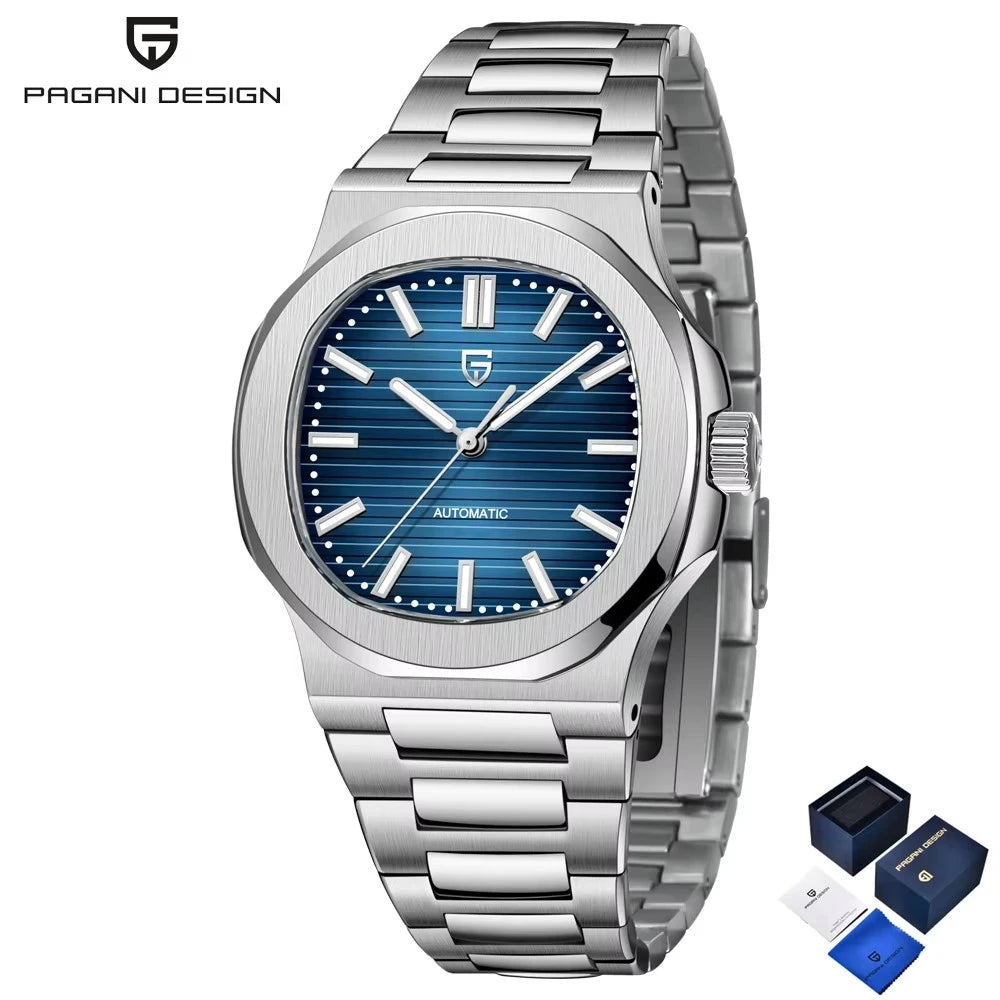 PAGANI DESIGN Men's Luxury Automatic Mechanical Sapphire Wristwatch