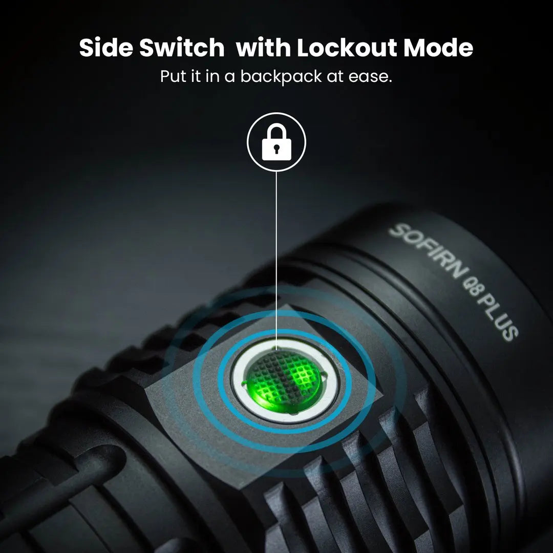 Sofirn Q8 Plus Rechargeable LED Flashlight For Outdoor Adventures