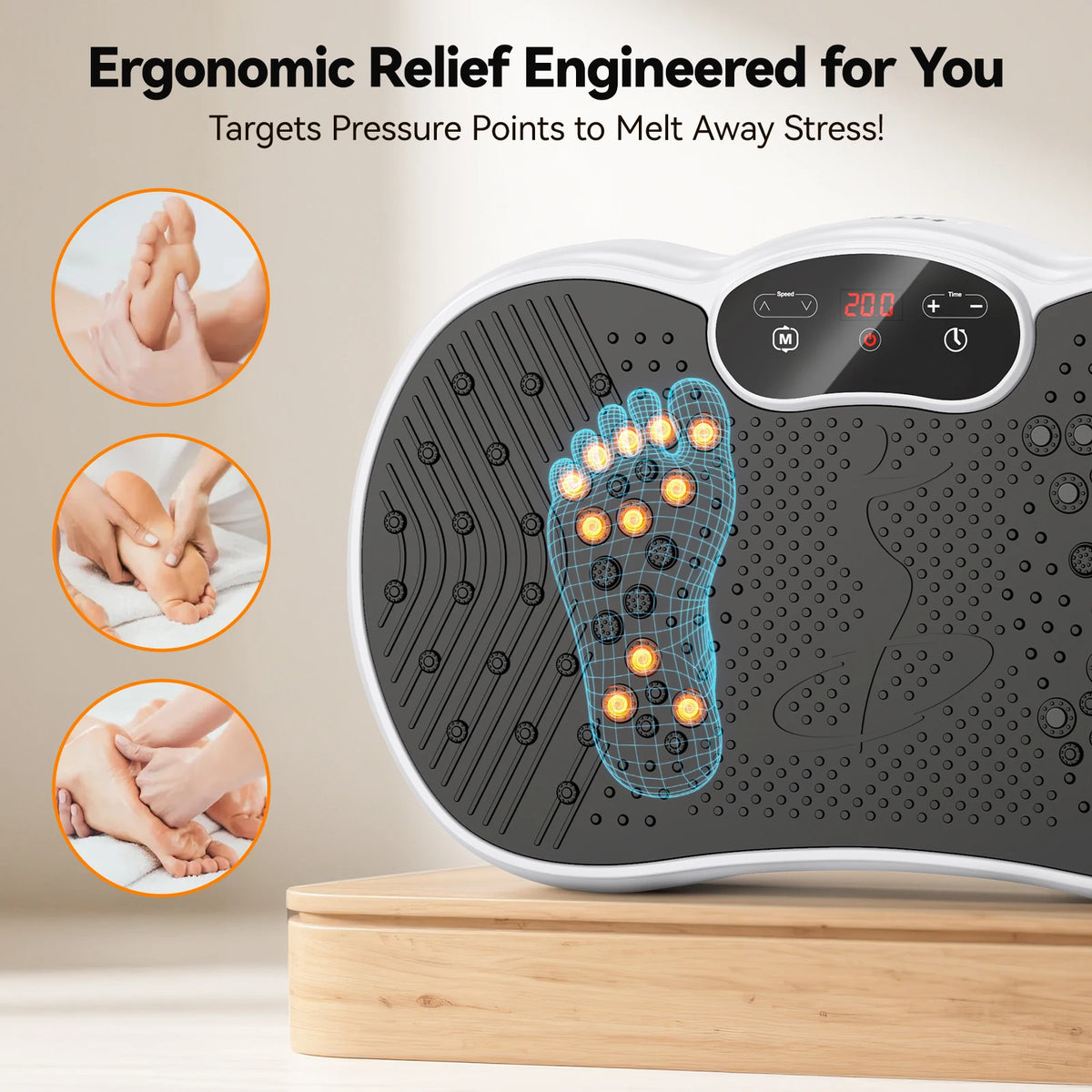 HTM Whole Body Vibration Fitness Massage Exercise Machine