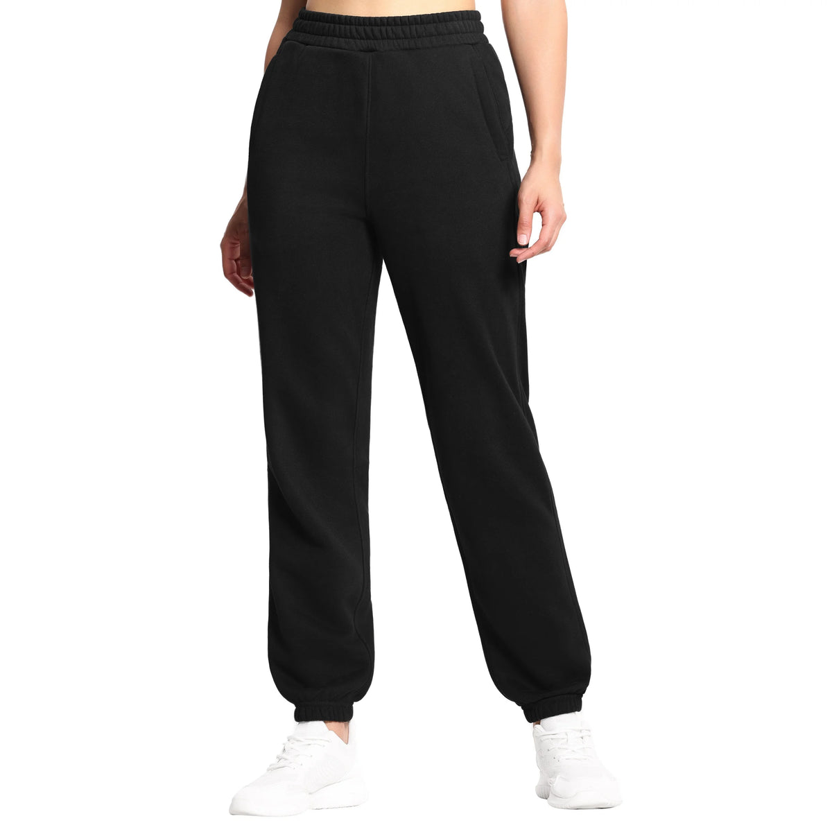 The Gym People Womens Fleece Workout Sweatpants With Pockets