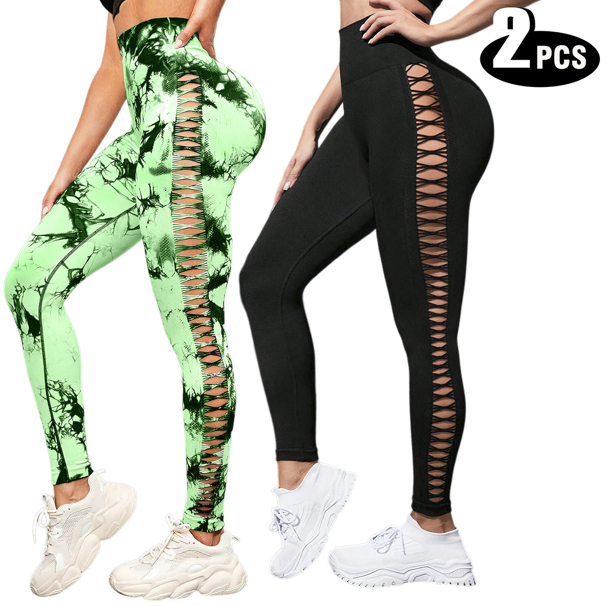 Women Seamless High Waisted Butt Lifting Yoga Leggings