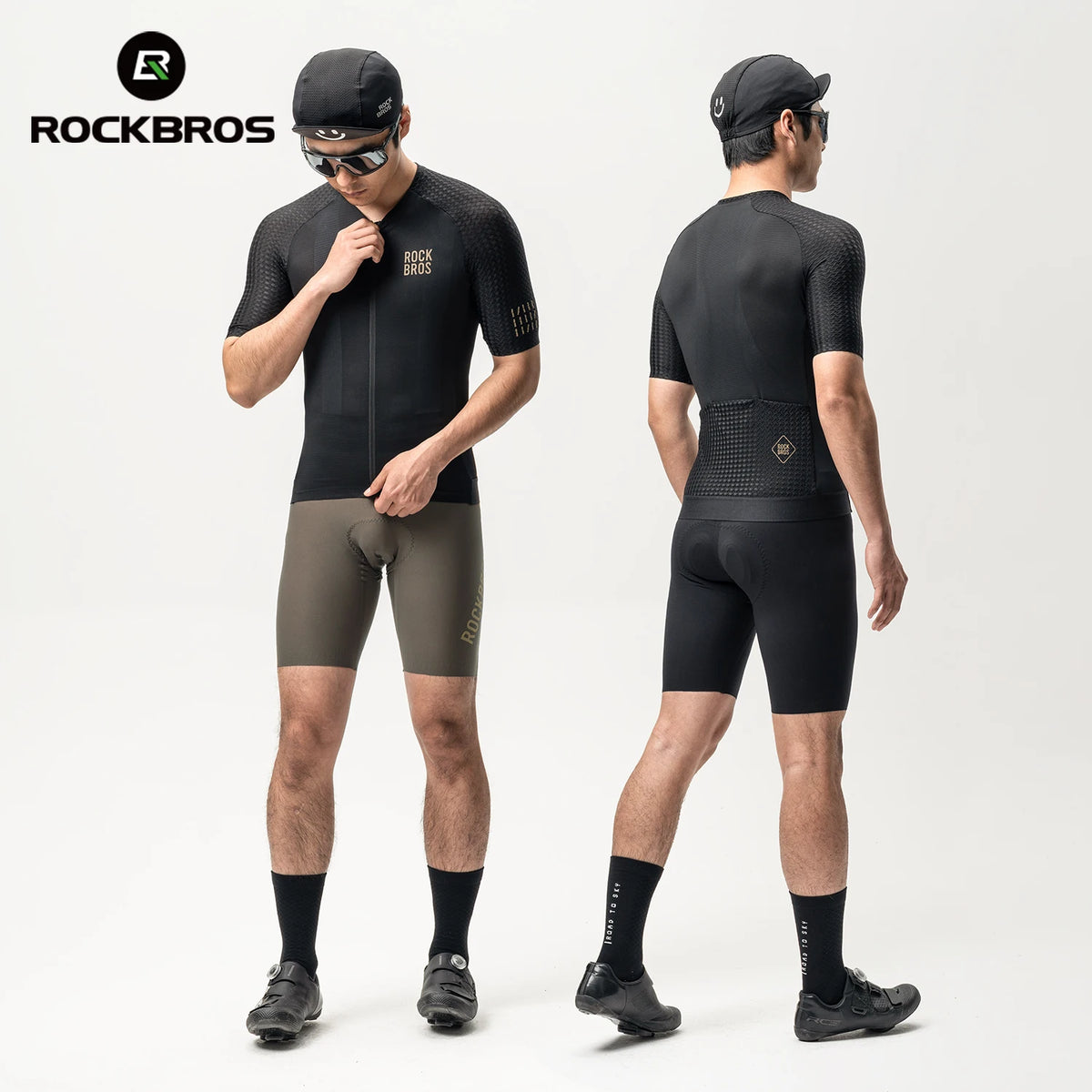 Rockbros Mens Lightweight Quick Dry Breathable Cycling Jersey Top