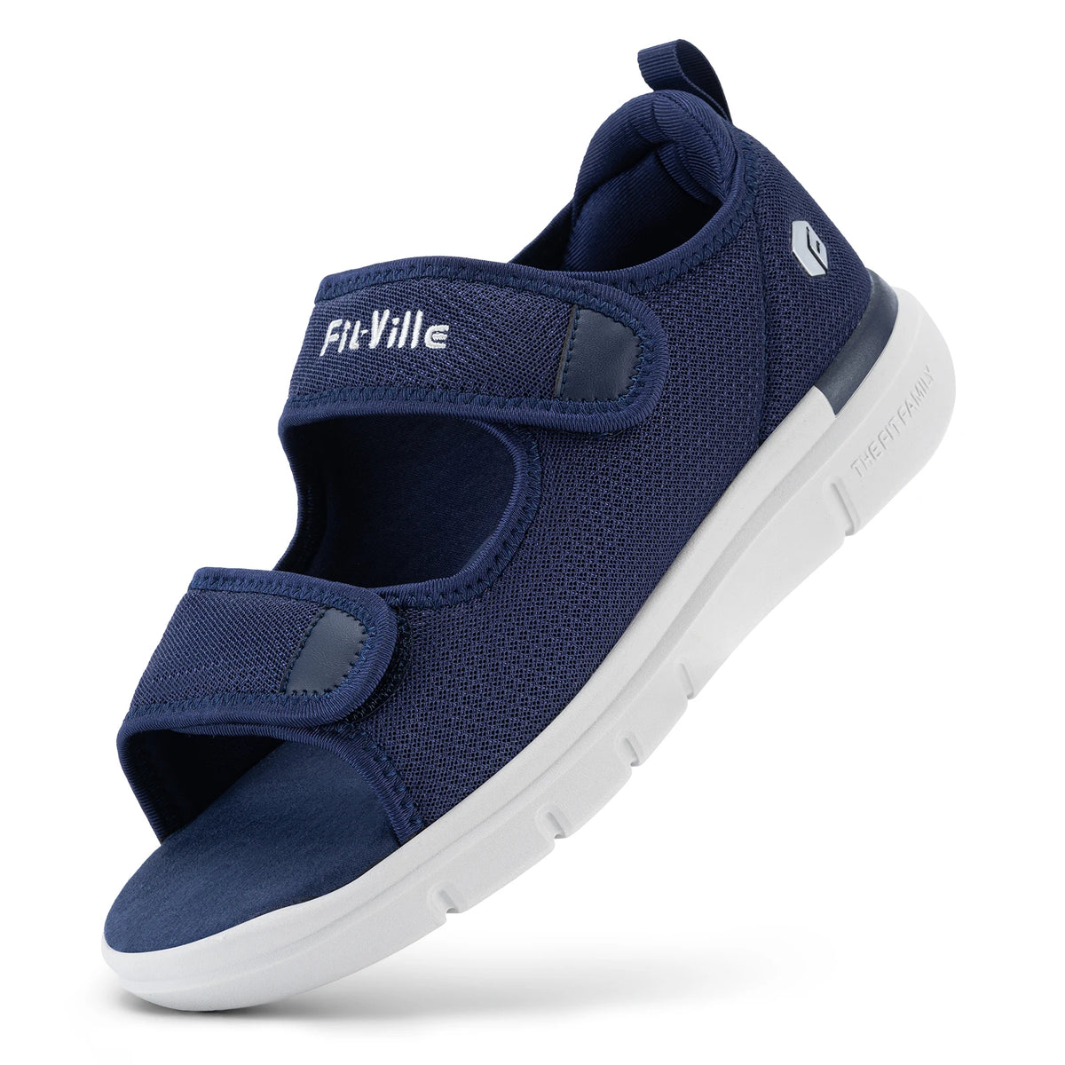 Fitville Wide Fit Men's Sandals For Plantar Fasciitis Relief