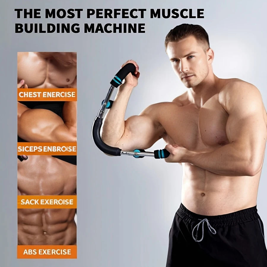 U Shaped Power Twister Bar for Arm and Chest Training