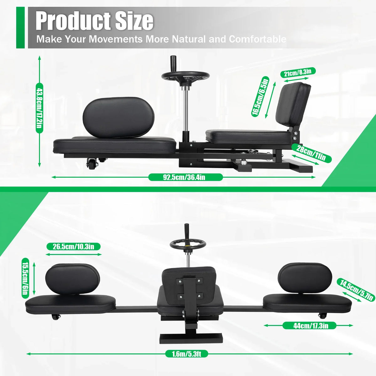 Heavy Duty Three Bar Leg Stretcher For Flexibility Training