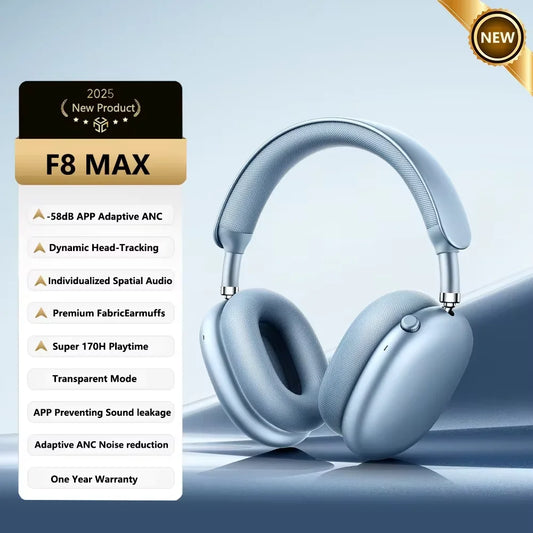 Picun F8 Pro ANC Headphones Featuring 3D Spatial Audio