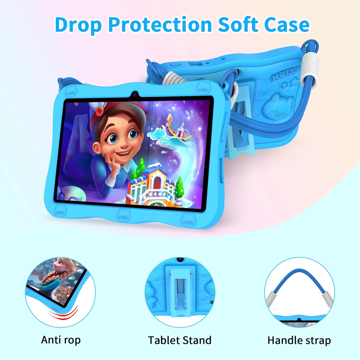Pritom Kids Tablet With Integrated Parental Controls
