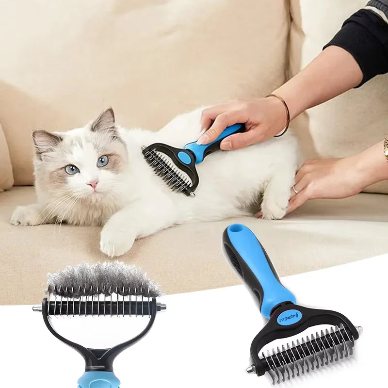Double Sided Pet Grooming Brush Dog Cat Hair Removal Comb