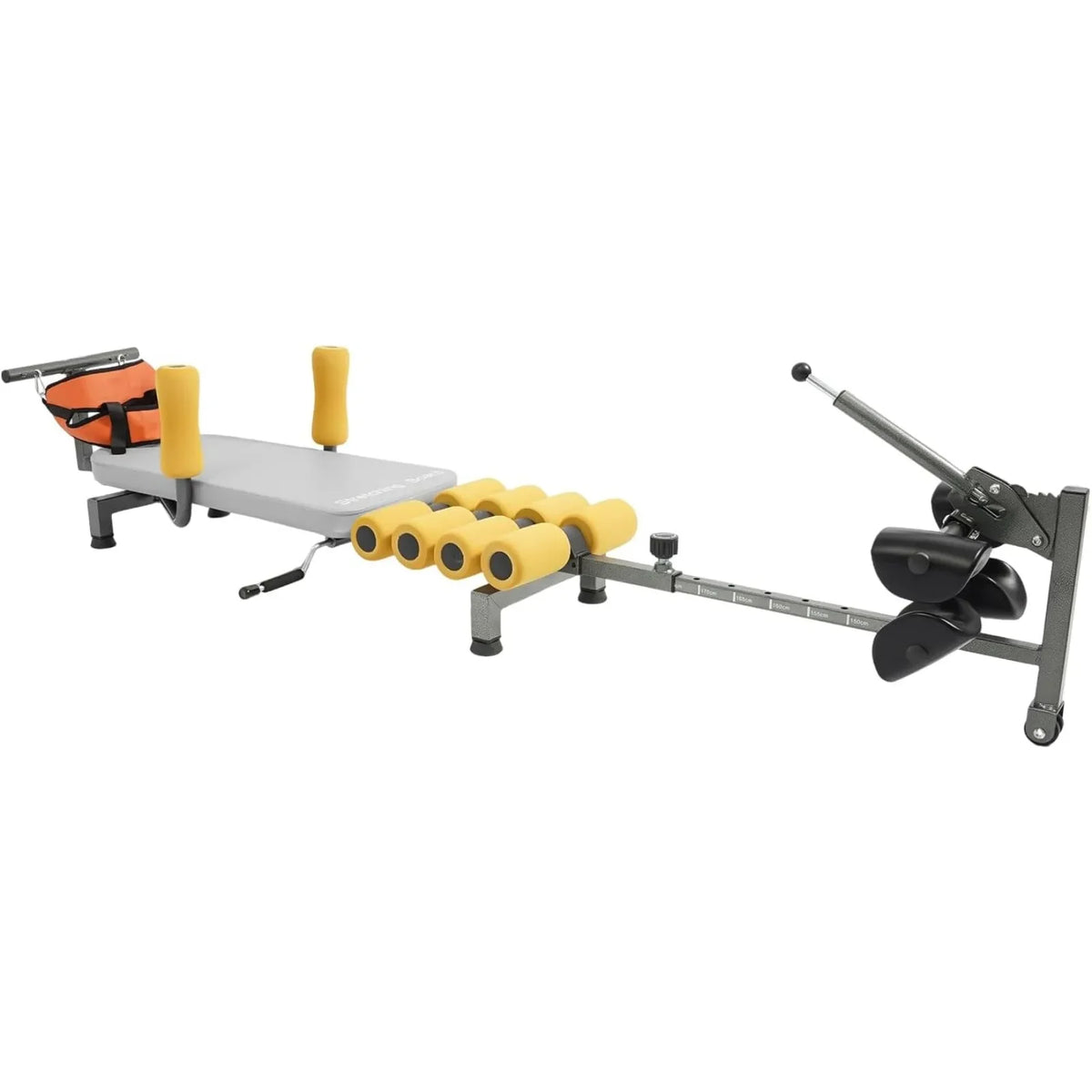Massage Back Stretcher Traction Bed,Cervical and Lumbar Traction Table,Steel Stretch Bench for Tension Relief Adjustable Length