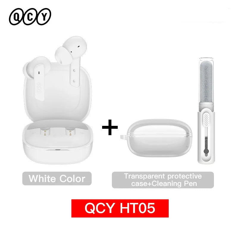 QCY HT05 ANC Wireless Earbuds With Active Noise Cancellation