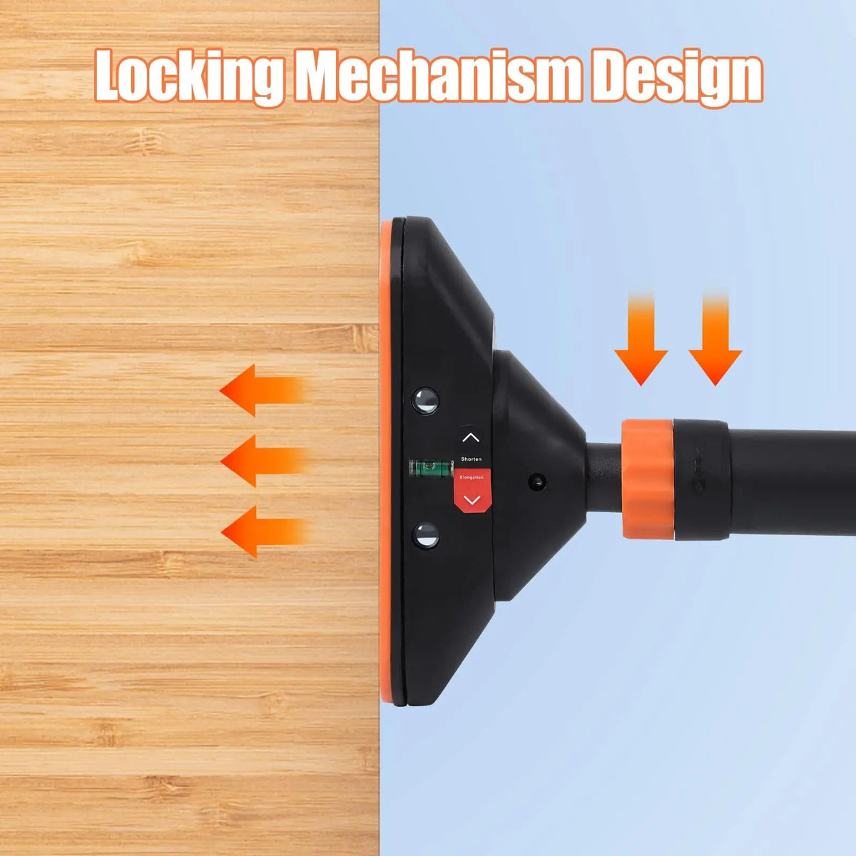 Adjustable Doorway Pull Up Bar With Integrated Level Meter