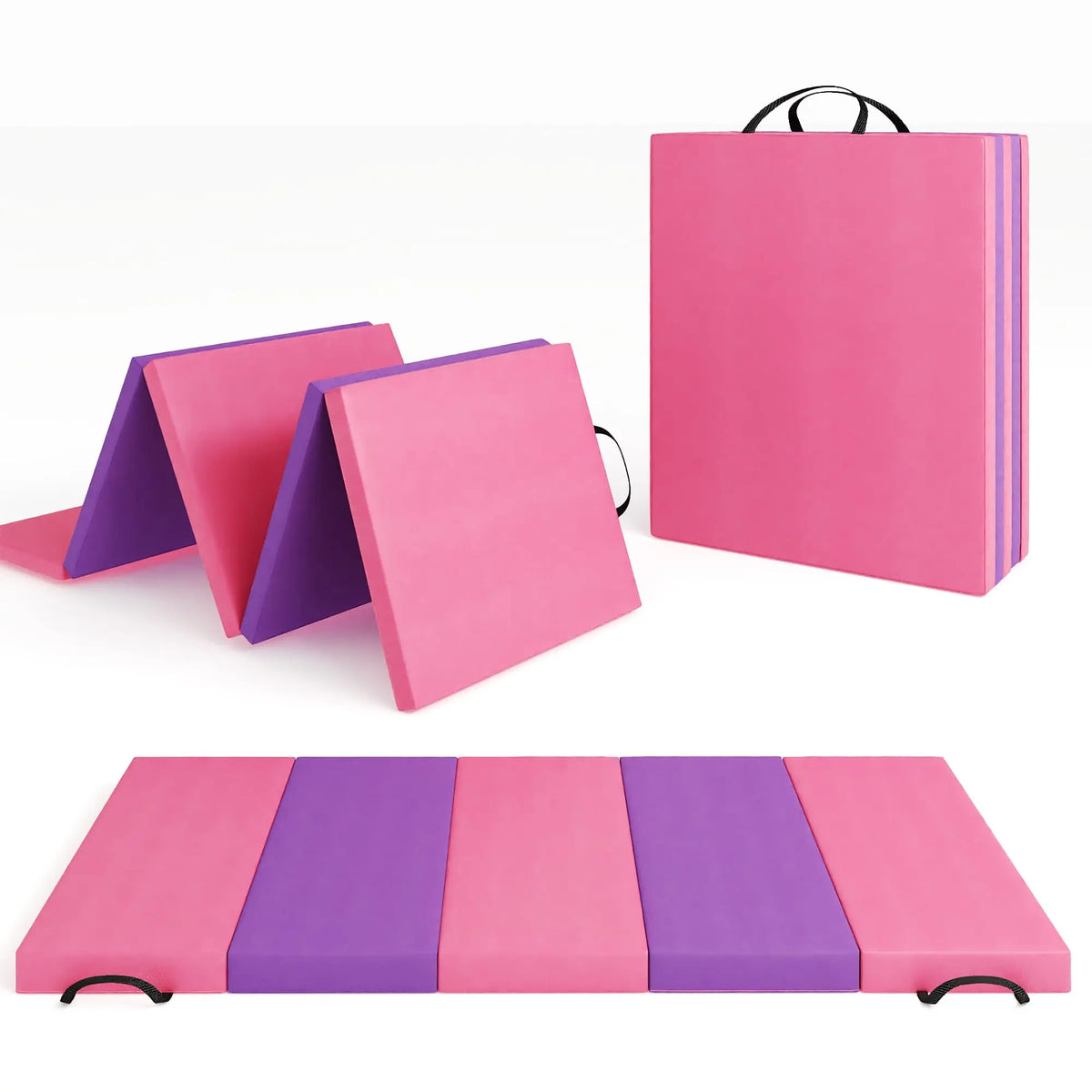 HiMISS Foldable Gymnastics Mat For Home Exercise And Fitness