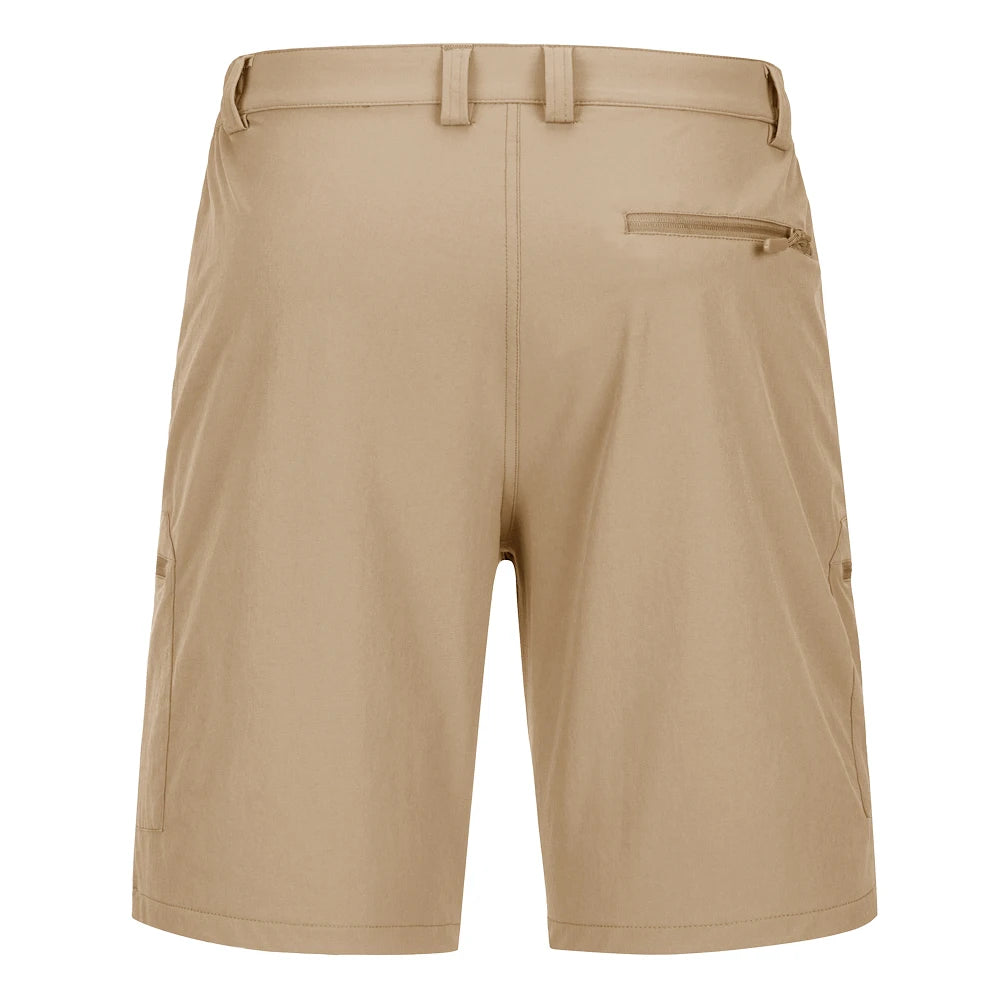 Men's Quick Dry Cargo Hiking Shorts With Water Resistant Pockets