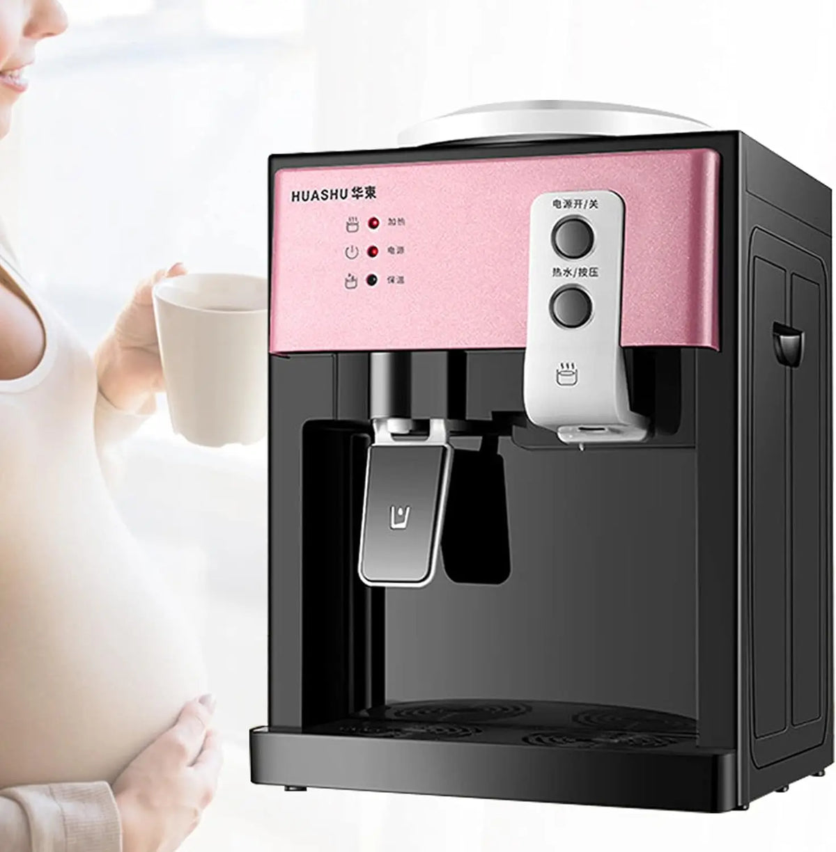 Top Loading Hot And Cold Water Dispenser With Drip Tray