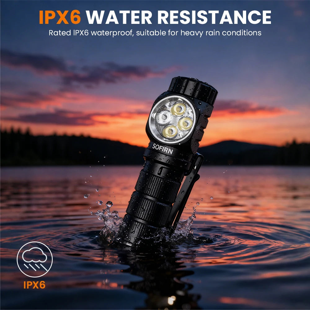 Sofirn HS43 Rechargeable LED Headlamp For Outdoor Use