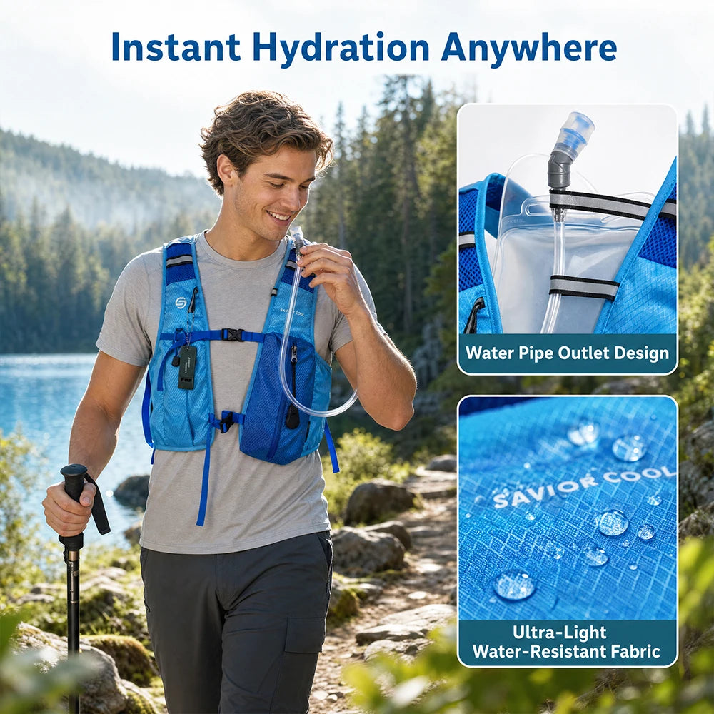 Advanced Tactical Cooling Vest With Constant Temperature Control Technology