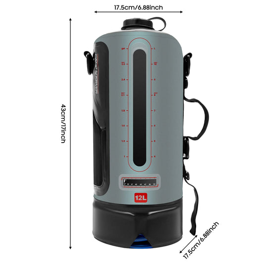Bymaocar Portable Camping Shower Bag With Solar Heating And Hose