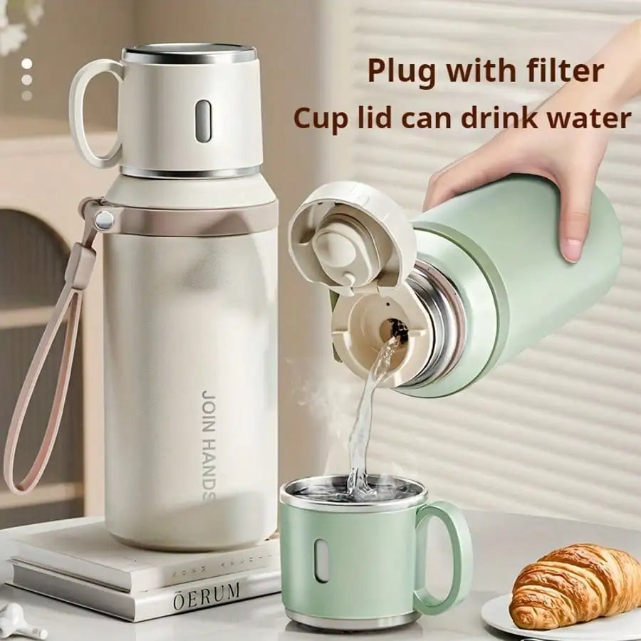 304 Stainless Steel Vacuum Insulated Leakproof Thermal Water Bottle
