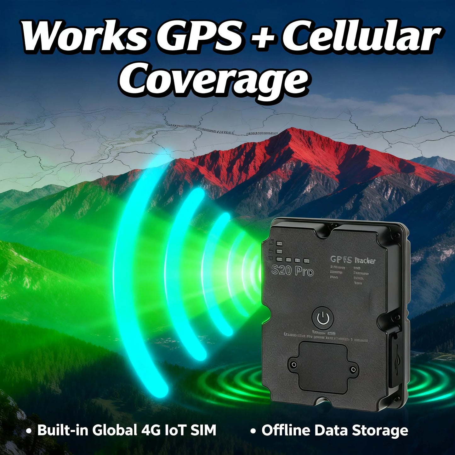 Wanwaytech 4G GPS Tracker For Real Time Outdoor Adventures