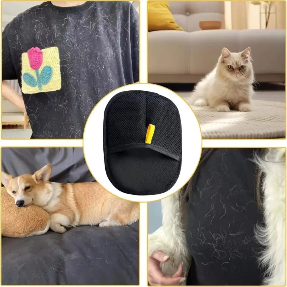 Pet Grooming Deshedding Gloves for Dogs Cats and Rabbits