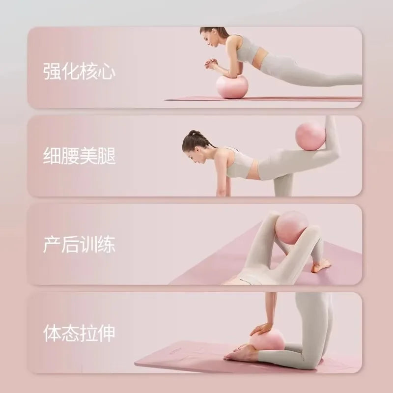 Pilates Fitness Ball For Yoga Core And Leg Workouts