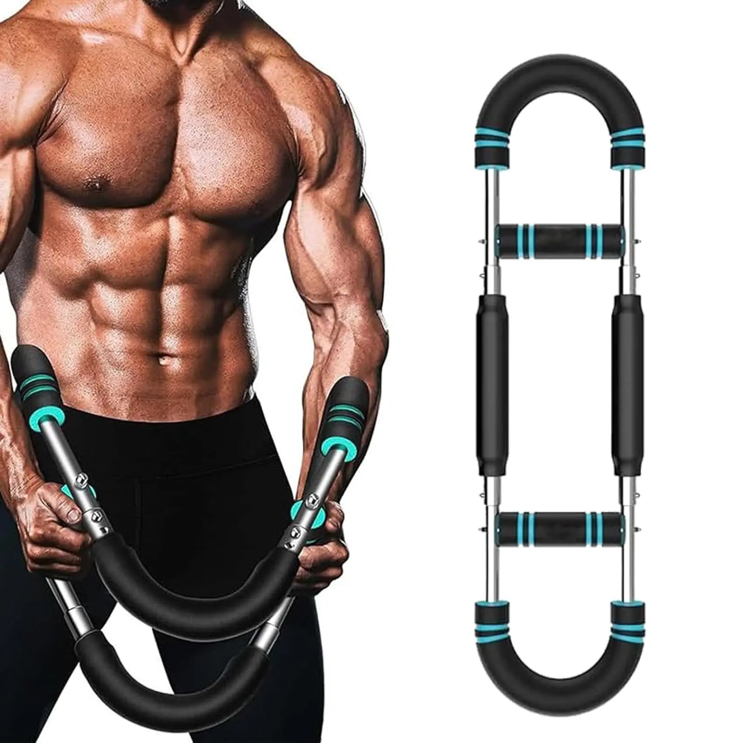 Adjustable Arm Trainer With Resistance Bands Chest Expander