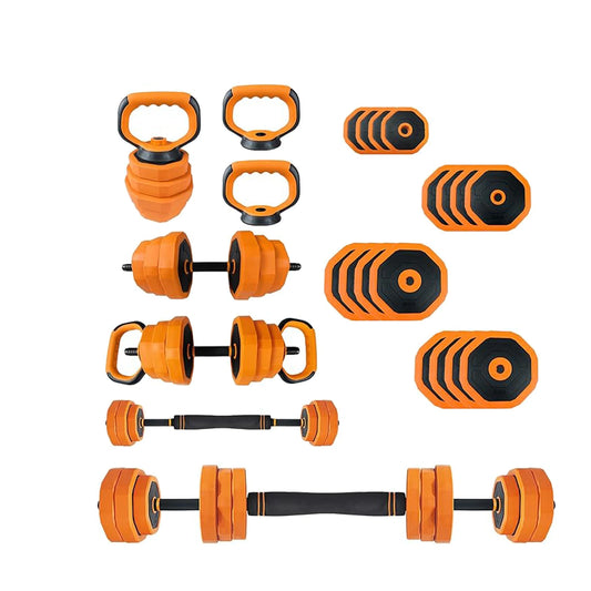 HiMISS 4 In 1 Adjustable Dumbbell And Kettlebell Converter Set