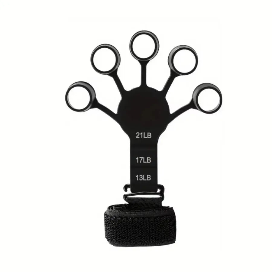 Adjustable Silicone Finger Hand Grip Trainer For Forearm Wrist Exercise