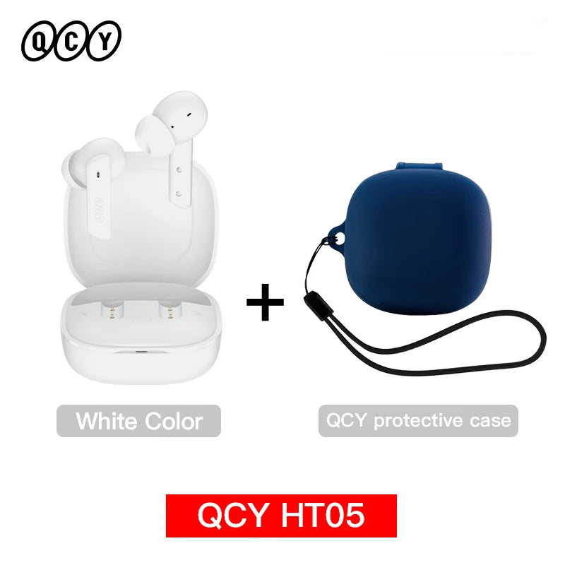 QCY HT05 ANC Wireless Earbuds With Active Noise Cancellation
