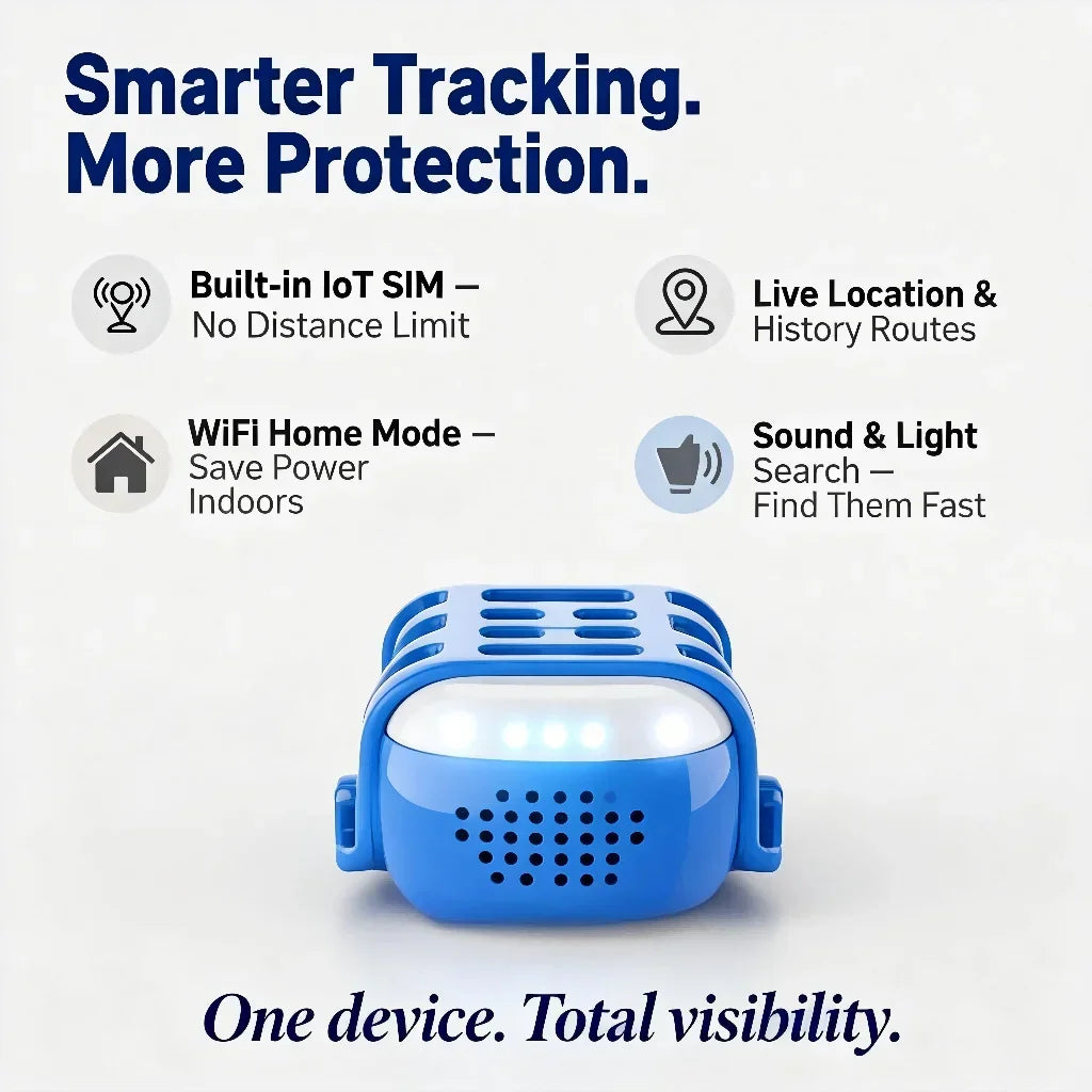Wanwaytech GPS Pet Tracker For Dogs And Cats Rechargeable