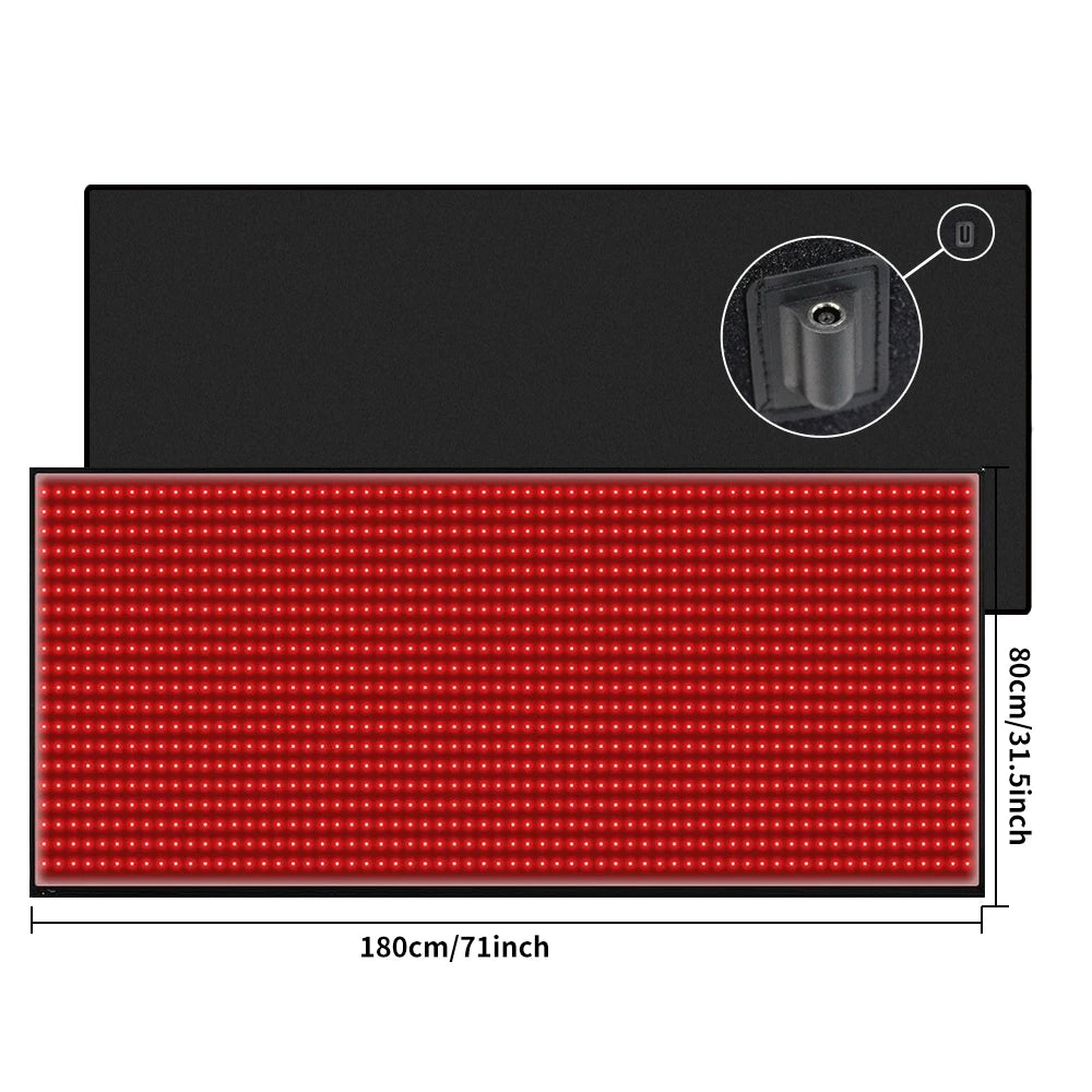 Full Body Red Light Mat For Pain Relief Muscle Recovery