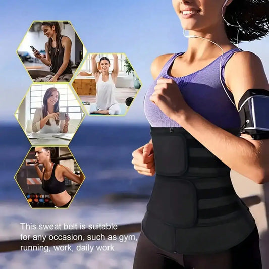 Women Waist Trainer Belt Sauna Sweat Cincher Fitness Shaper