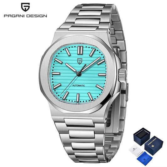 PAGANI DESIGN Men's Luxury Automatic Mechanical Sapphire Wristwatch